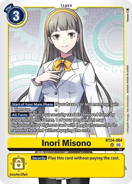 Inori Misono &mdash; Digimon Card Game card