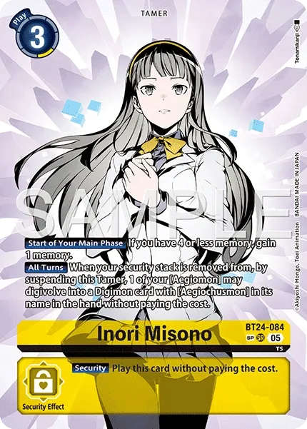 Inori Misono &mdash; Digimon Card Game card