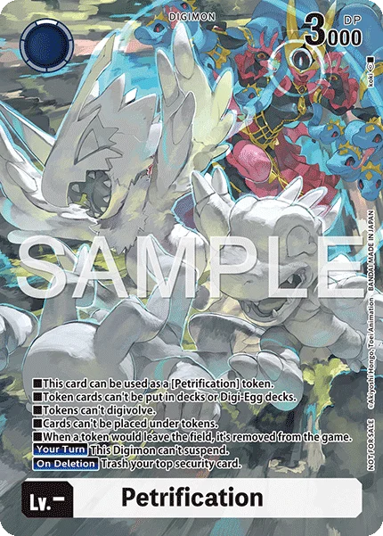 Petrification &mdash; Digimon Card Game card