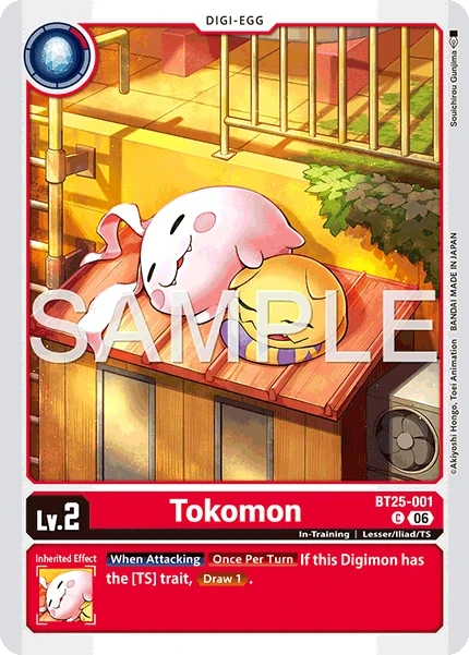 Tokomon &mdash; Digimon Card Game card