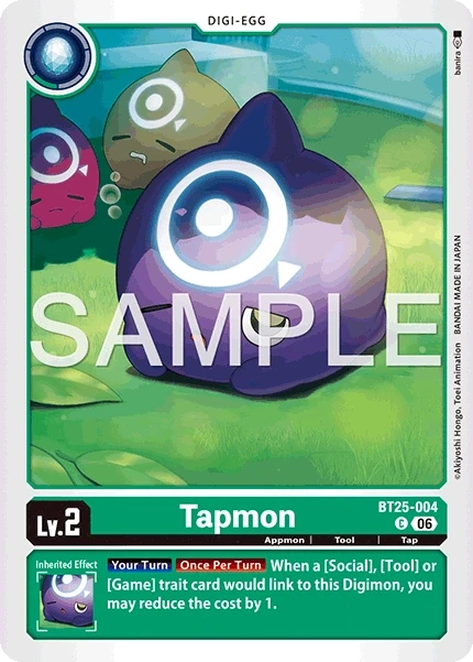 Tapmon &mdash; Digimon Card Game card