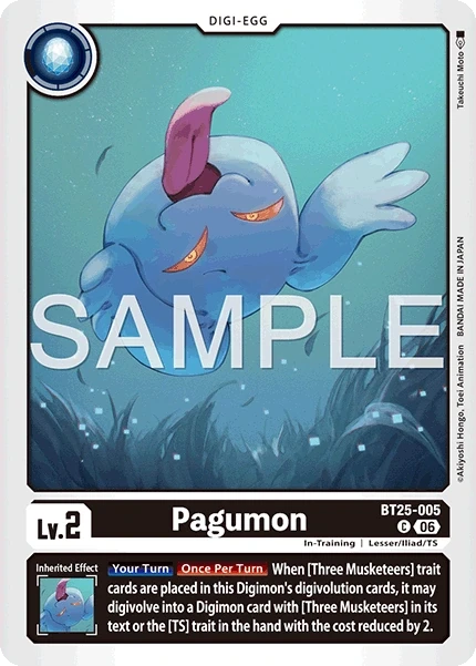Pagumon &mdash; Digimon Card Game card