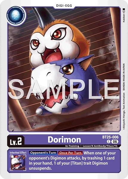 Dorimon &mdash; Digimon Card Game card