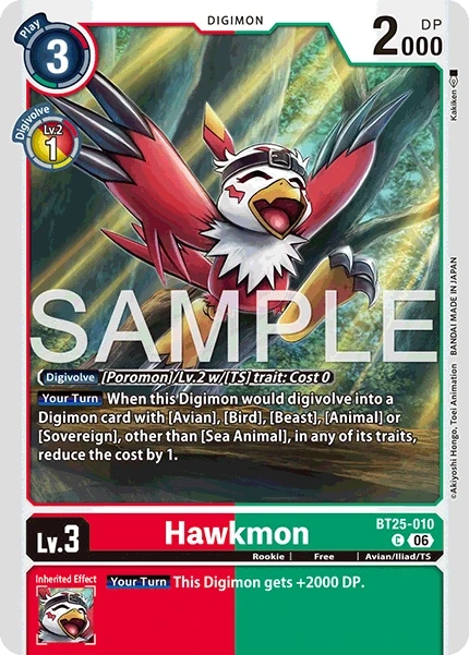 Hawkmon &mdash; Digimon Card Game card