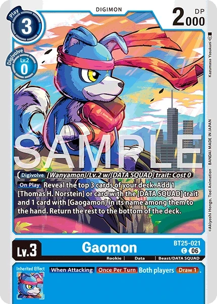 Gaomon &mdash; Digimon Card Game card