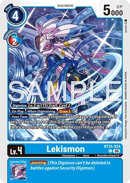 Lekismon &mdash; Digimon Card Game card