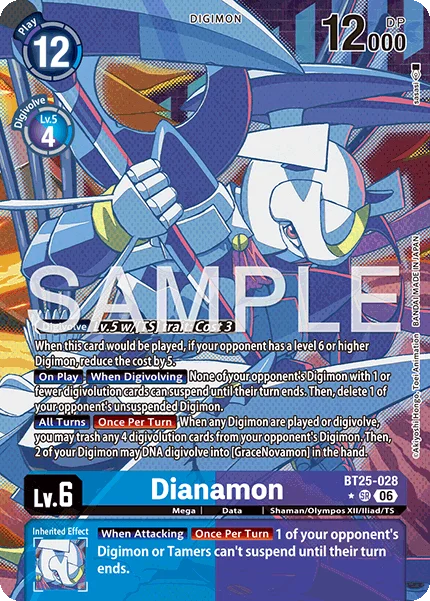 Dianamon &mdash; Digimon Card Game card