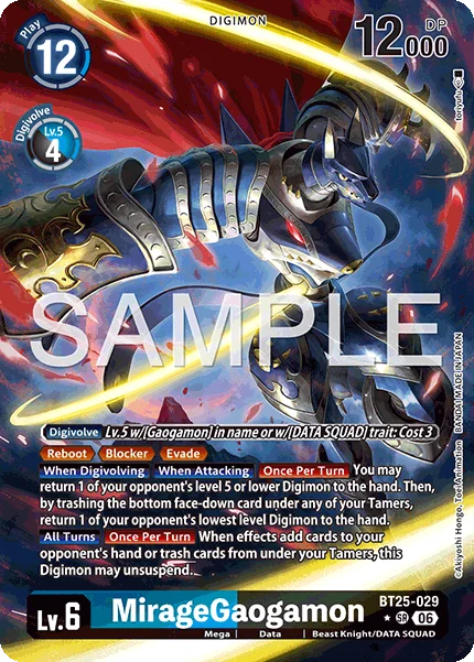 MirageGaogamon &mdash; Digimon Card Game card