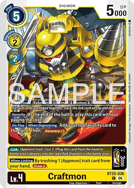 Craftmon &mdash; Digimon Card Game card