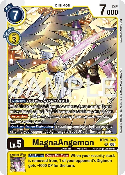 MagnaAngemon &mdash; Digimon Card Game card