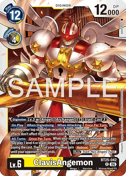ClavisAngemon &mdash; Digimon Card Game card