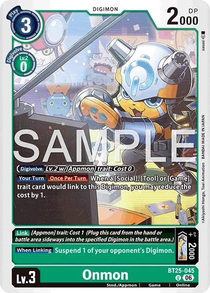 Onmon &mdash; Digimon Card Game card