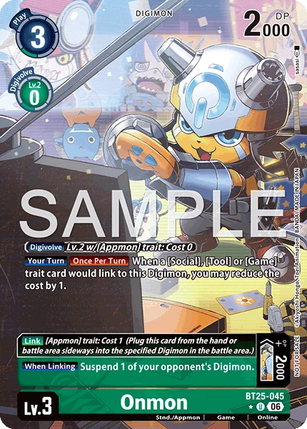 Onmon &mdash; Digimon Card Game card