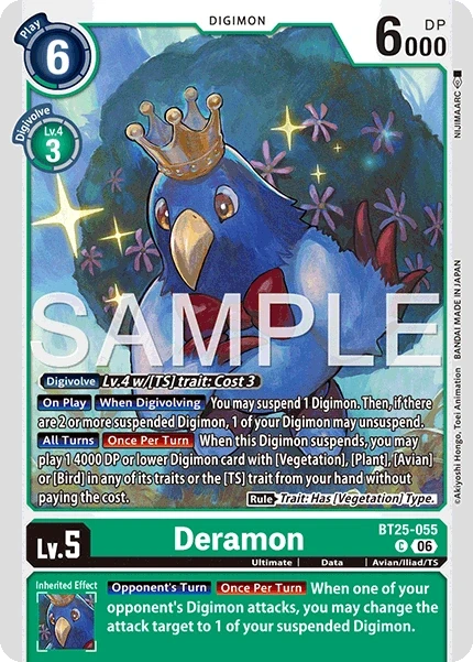 Deramon &mdash; Digimon Card Game card