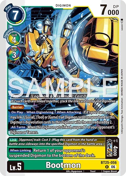 Bootmon &mdash; Digimon Card Game card