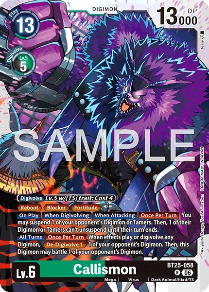 Callismon &mdash; Digimon Card Game card