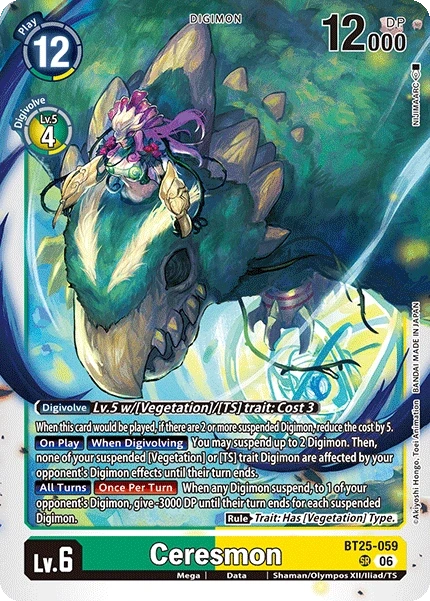 Ceresmon &mdash; Digimon Card Game card