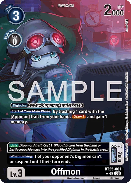 Offmon &mdash; Digimon Card Game card