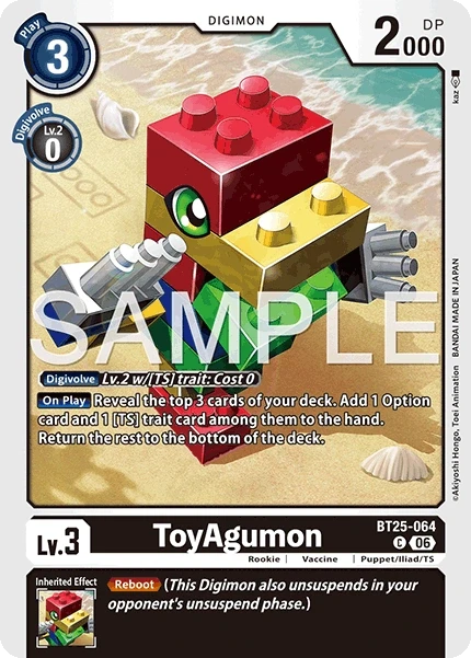 ToyAgumon &mdash; Digimon Card Game card