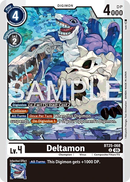 Deltamon &mdash; Digimon Card Game card