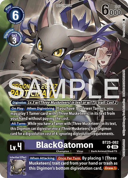 BlackGatomon &mdash; Digimon Card Game card