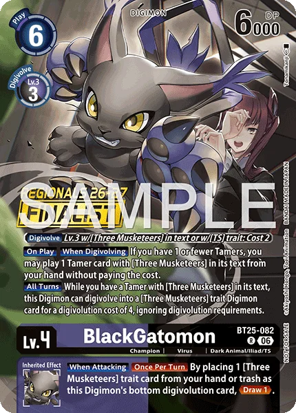BlackGatomon &mdash; Digimon Card Game card