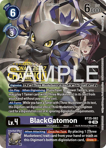 BlackGatomon &mdash; Digimon Card Game card