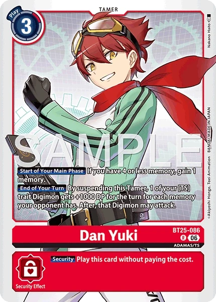 Dan Yuki &mdash; Digimon Card Game card