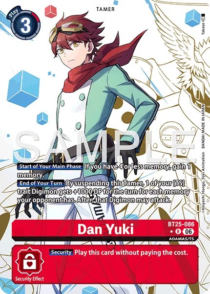 Dan Yuki &mdash; Digimon Card Game card