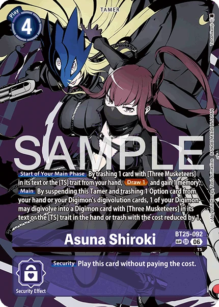 Asuna Shiroki &mdash; Digimon Card Game card