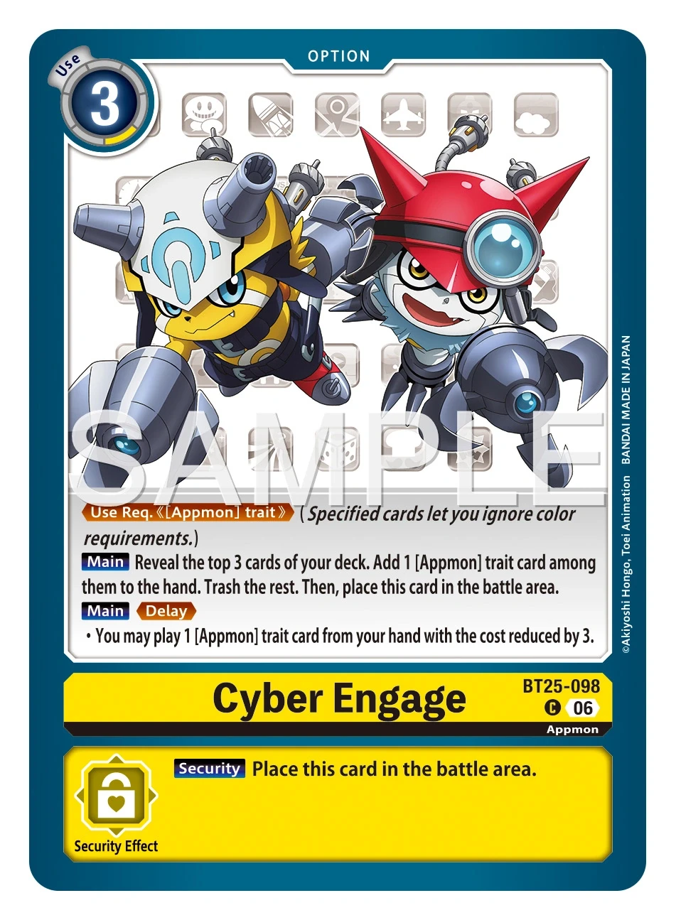 Cyber Engage &mdash; Digimon Card Game card