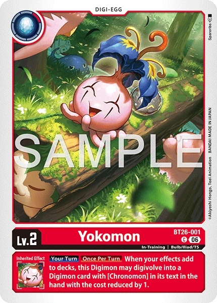 Yokomon &mdash; Digimon Card Game card