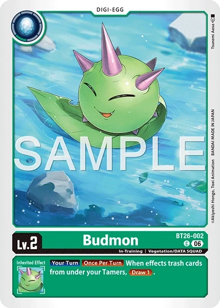Budmon &mdash; Digimon Card Game card