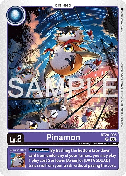 Pinamon &mdash; Digimon Card Game card