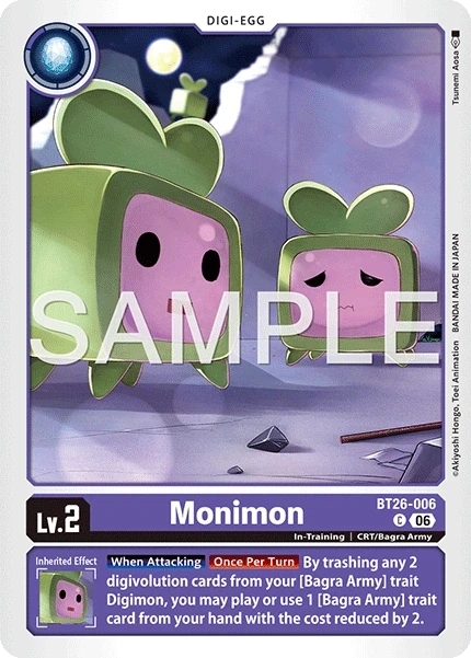 Monimon &mdash; Digimon Card Game card