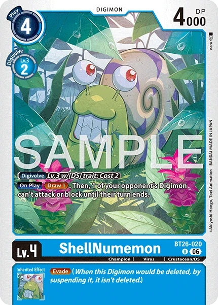 ShellNumemon &mdash; Digimon Card Game card