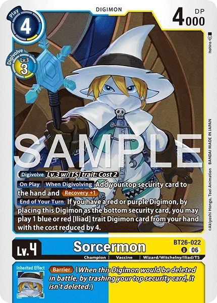 Sorcermon &mdash; Digimon Card Game card