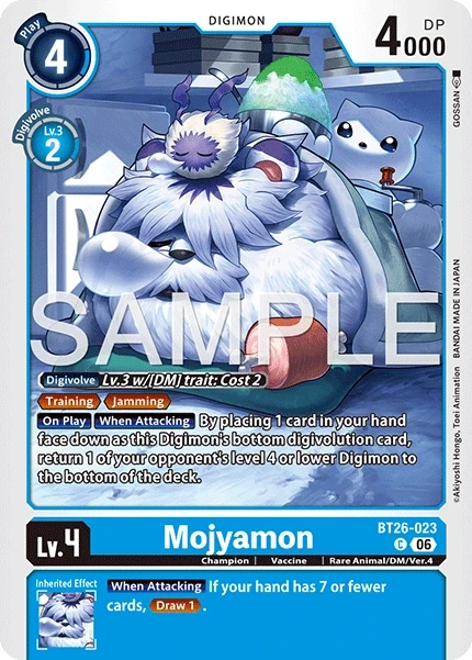 Mojyamon &mdash; Digimon Card Game card