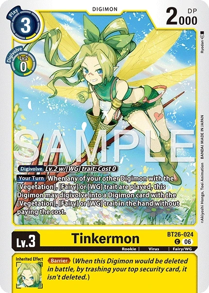 Tinkermon &mdash; Digimon Card Game card