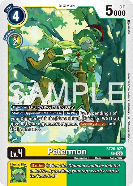 Petermon &mdash; Digimon Card Game card