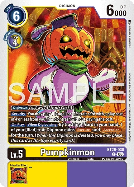 Pumpkinmon &mdash; Digimon Card Game card