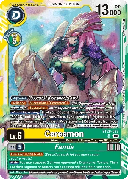 Ceresmon &mdash; Digimon Card Game card