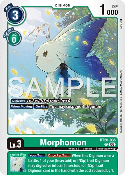 Morphomon &mdash; Digimon Card Game card