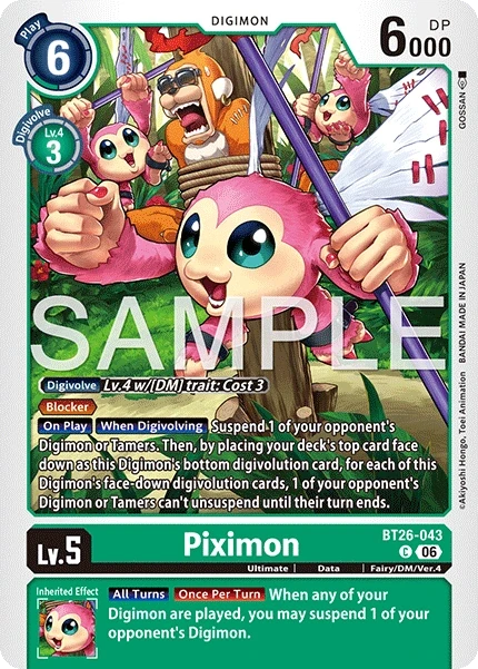 Piximon &mdash; Digimon Card Game card