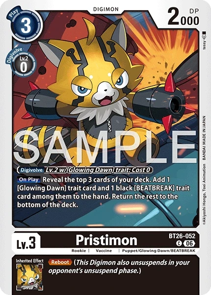 Pristimon &mdash; Digimon Card Game card