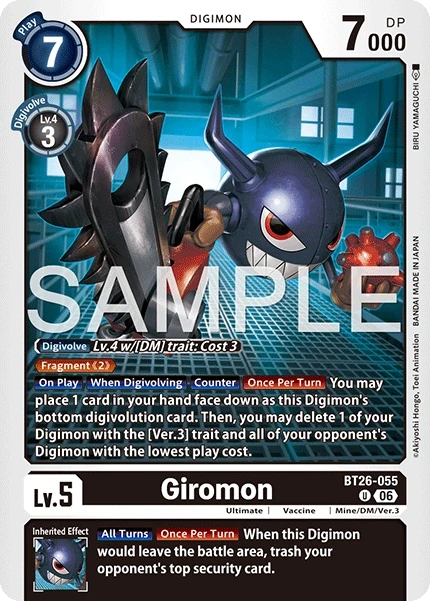 Giromon &mdash; Digimon Card Game card