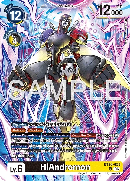 HiAndromon &mdash; Digimon Card Game card