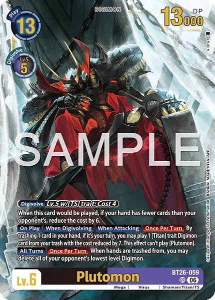 Plutomon &mdash; Digimon Card Game card