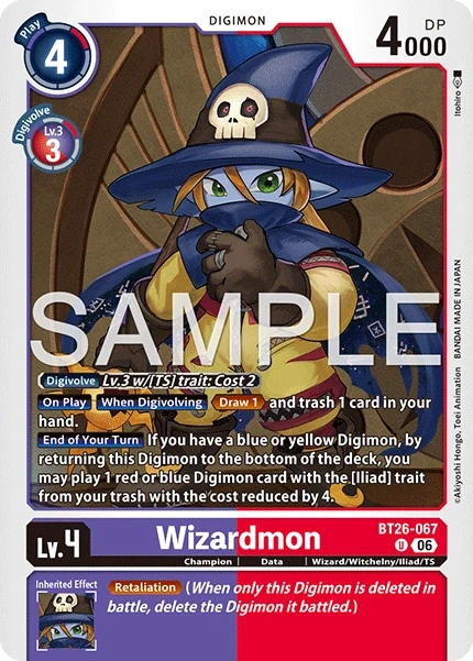 Wizardmon &mdash; Digimon Card Game card