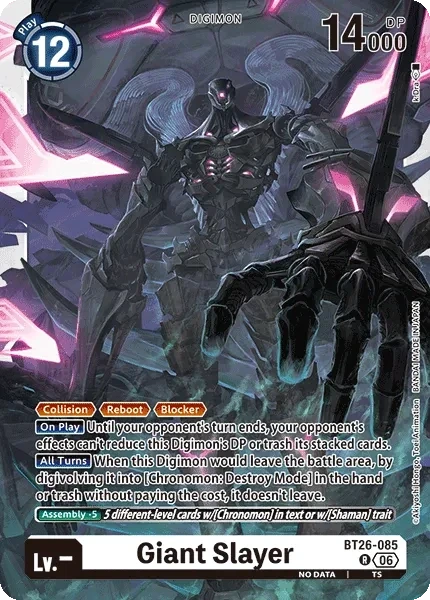 Giant Slayer &mdash; Digimon Card Game card